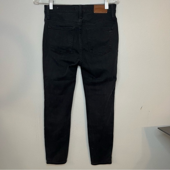 Madewell Women's Jeans 9" High Rise Skinny Jeans Sz 27 Black Cropped Ankle Fall - Picture 8 of 10